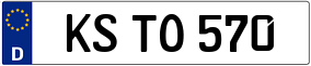 Truck License Plate